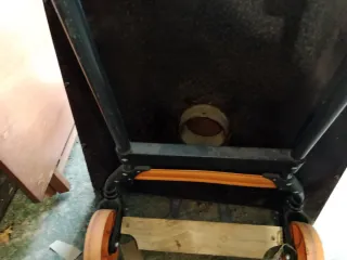 Estufa antigua Salamandra hierro fundido