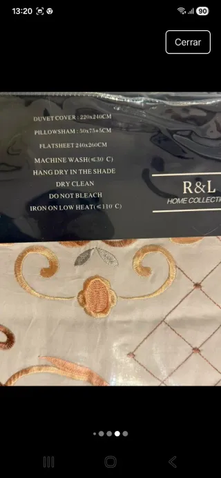 Juego funda nórdica R&L Home Collection