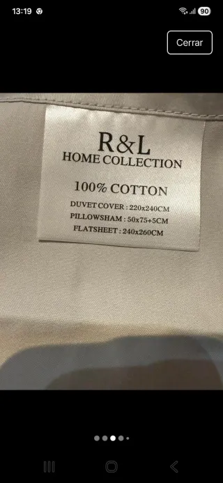 Juego funda nórdica R&L Home Collection