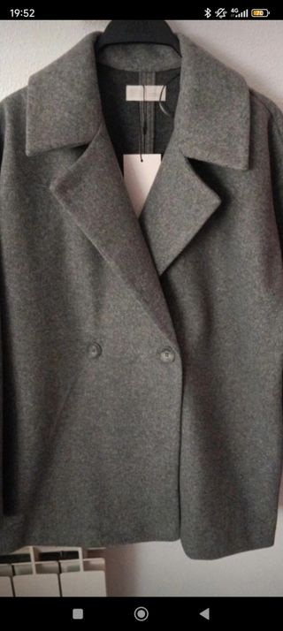 Abrigo Zara Gris
