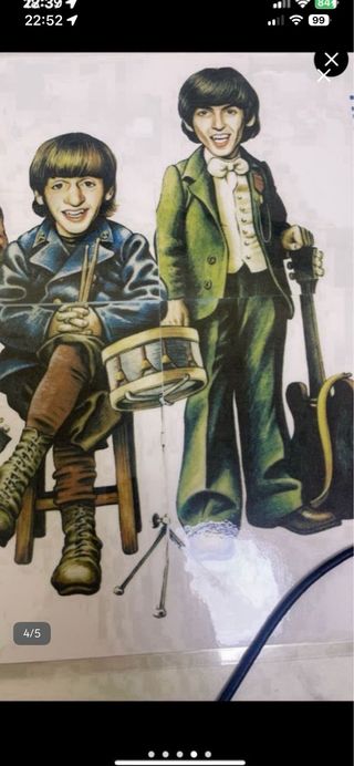 Cartel The Beatles Plastificado