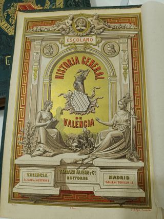 3 Tomos Antiguos Historia de Valencia (1878)