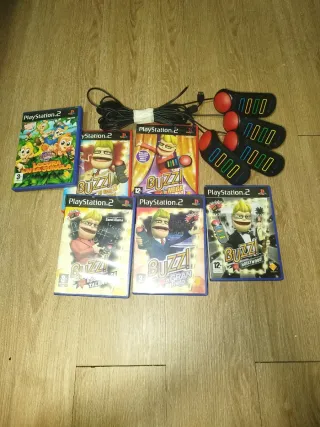 Buzz! PS2 Juegos + Mandos