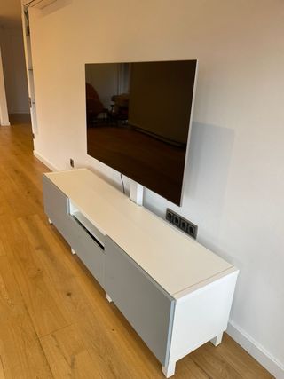 Mueble TV IKEA BESTÅ Gris/Blanco