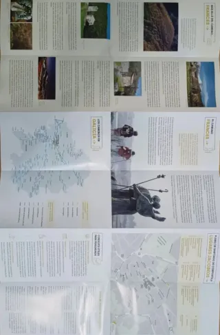 Mapa del Camino de Santiago francés