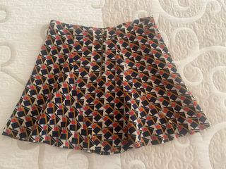 Falda Estampada Zara