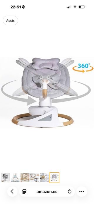 Hamaca bebé / Silla mecedora nueva