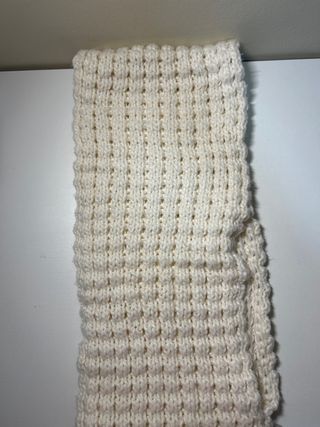 Bufanda tejida estilo crochet