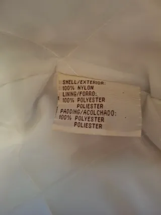 Anorak nieve blanco y azul