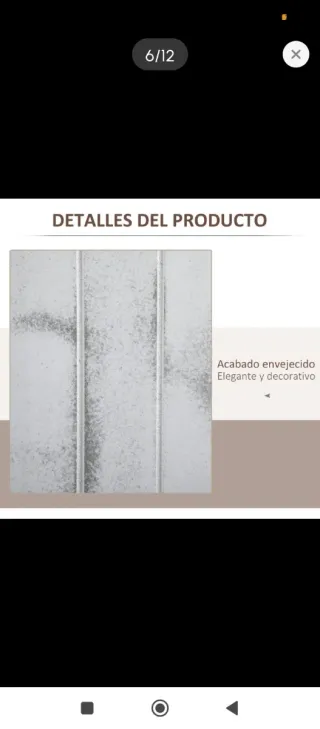 Biombo separador blanco