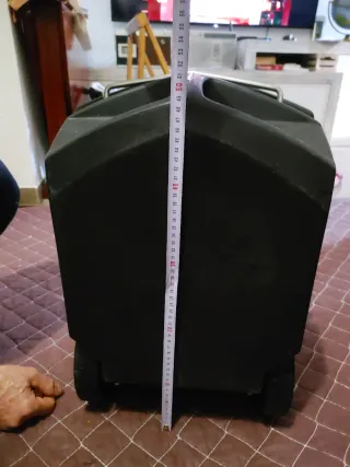 Depósito aguas grises con ruedas