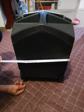 Depósito aguas grises con ruedas