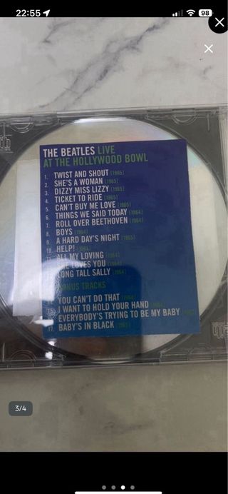 CD The Beatles Live at the Hollywood Bowl