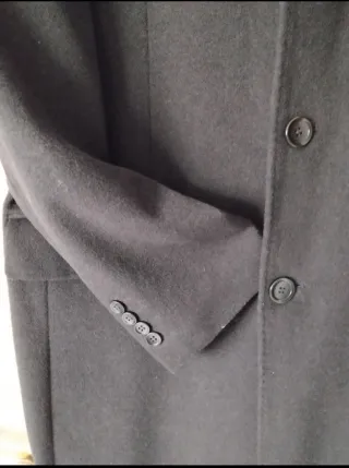 Abrigo clásico lana/cachemira hombre