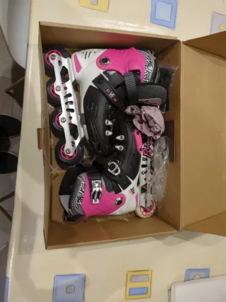 Patinete KRF Freeskate First Rosa Talla 35