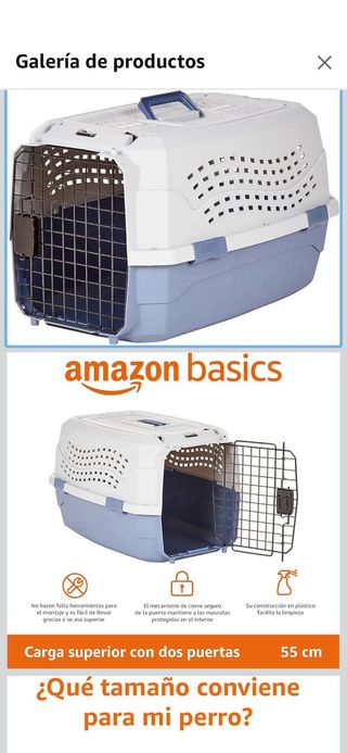 Transportin para mascotas Perro/Gato Azul