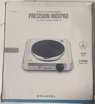Hornillo Eléctrico Grunkel 1500W Inox
