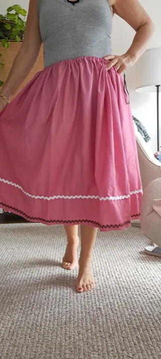 Falda 74cm, casera, aldeana, serrana, regional