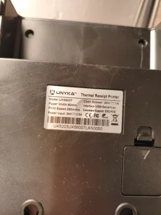 Impresora Térmica UNYKA UK56007 Negra