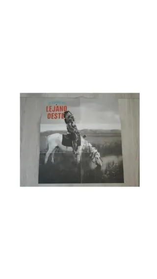 La ilusión del lejano oeste. Libro Póster folleto