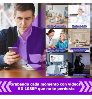 Mini Cámara Espía WiFi 1080P Oculta