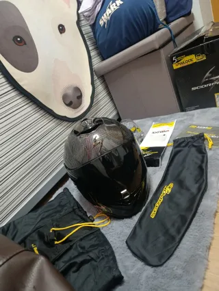 Nuevo Casco de moto Scorpion Exo 1400 Air Carbono