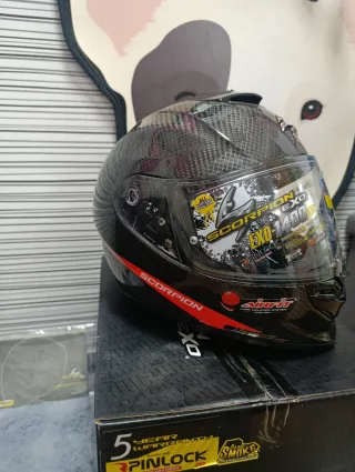 Nuevo Casco de moto Scorpion Exo 1400 Air Carbono