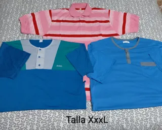 Lote 3 Camisetas Hombre Talla XXXL