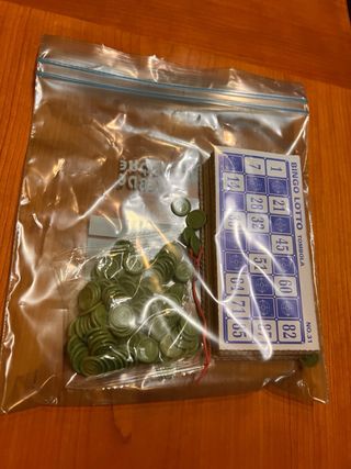 Juego de Bingo con Bolas y Tarjetas