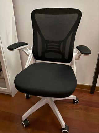 Silla de Oficina Rattantree Negra y Blanca