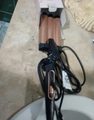 Planchas Ondas Agua Negro/Dorado