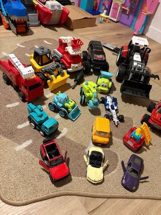 Lote Coches y Tractores Juguete Niños
