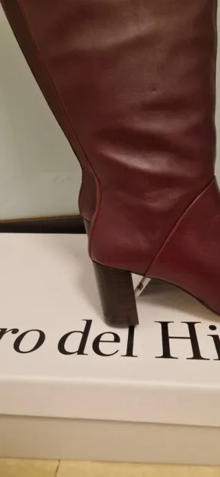 Botas altas Pedro del Hierro burdeos talla 39