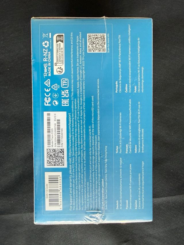 Cámara Seguridad TP-Link Tapo C225 2K Wi-Fi 6