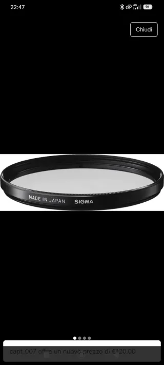 Filtro UV Sigma 95mm