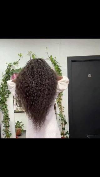 Peluca Pelo Indio Rizado 70cm 300g