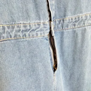 Mono tejano corto azul