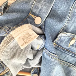 Mono tejano corto azul