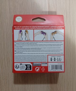 Caja vacía mandos Nintendo Switch Joy-Con