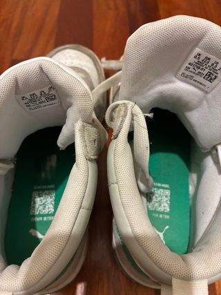Zapatillas Puma Talla 42.5 Blanco/Verde