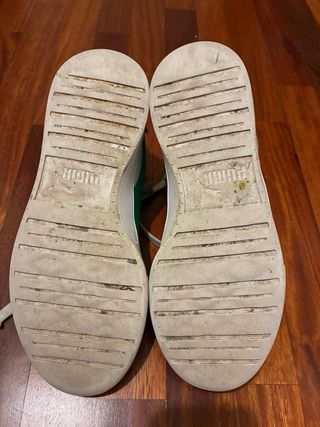 Zapatillas Puma Talla 42.5 Blanco/Verde