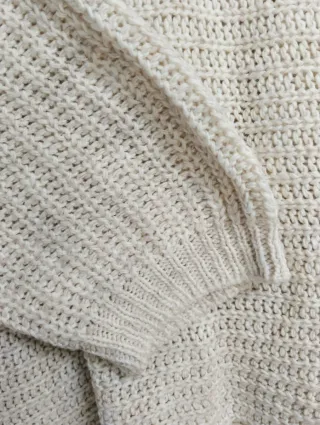 Jersey reversible talla única beige