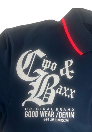 Talla XL. Polo manga corta de algodón CIPO & BAXX