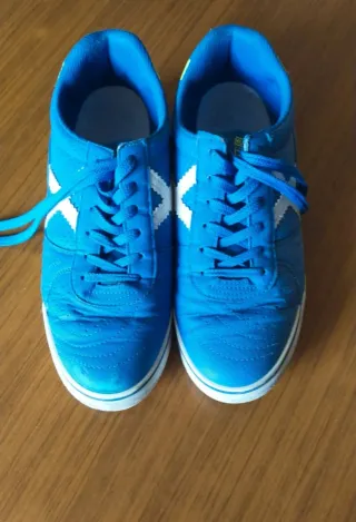 Zapatillas futbol sala Munich Hombre Azul y Amaril