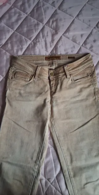 Calças de ganga Salsa bege