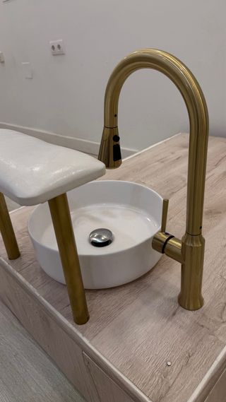 Pedestal para pedicura