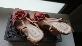 Sandalias Cuña Esparto Piel