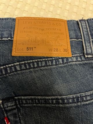 Pantalones Levi's 512 Mujer Talla 28x32 60los 2