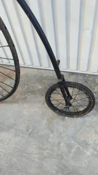 Bicicleta Biciclo Velocípedo Rueda Alta Antigua