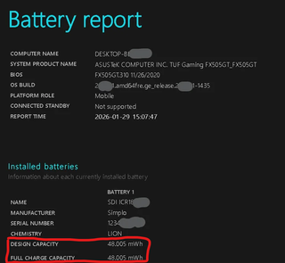 ASUS FX505GT 12GB RAM Batería Nueva